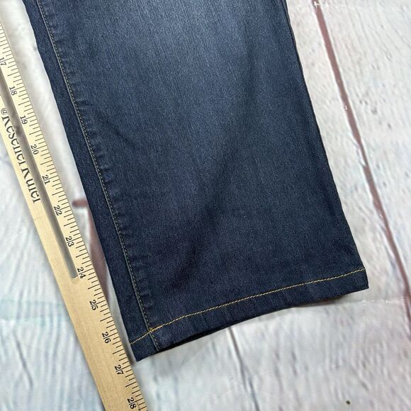 Travis Mathew Jeans Mens 40 x 27 Blue Denim Stretch Tapered  Leg Dark Wash Golf - Picture 9 of 11